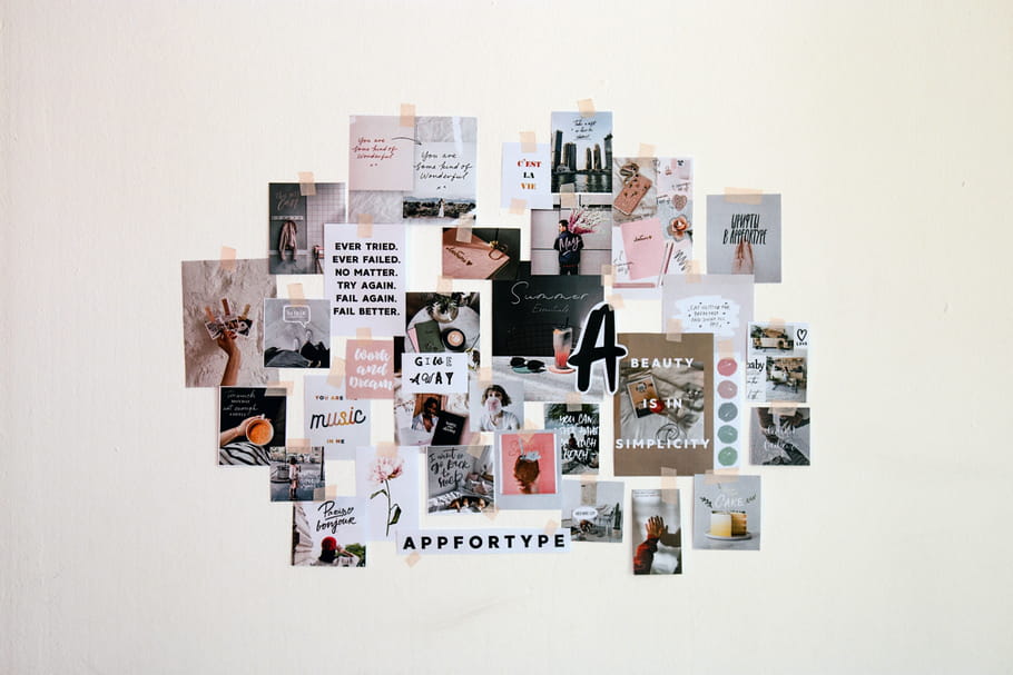 Le collage redevient tendance pour mieux twister la déco murale