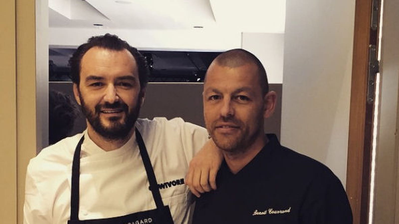 Cyril Lignac et Benoît Couvrand, duo gourmand