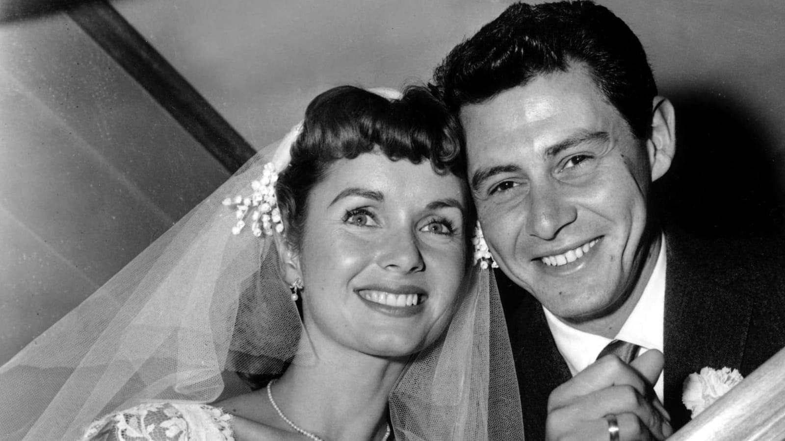 Debbie Reynolds et Eddie Fisher, jeunes mariés 