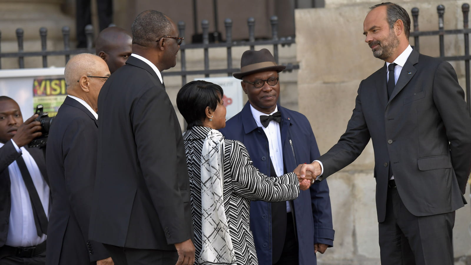Denis Sassou Nguesso, Antoinette Sassou Nguesso, Edouard Philippe
