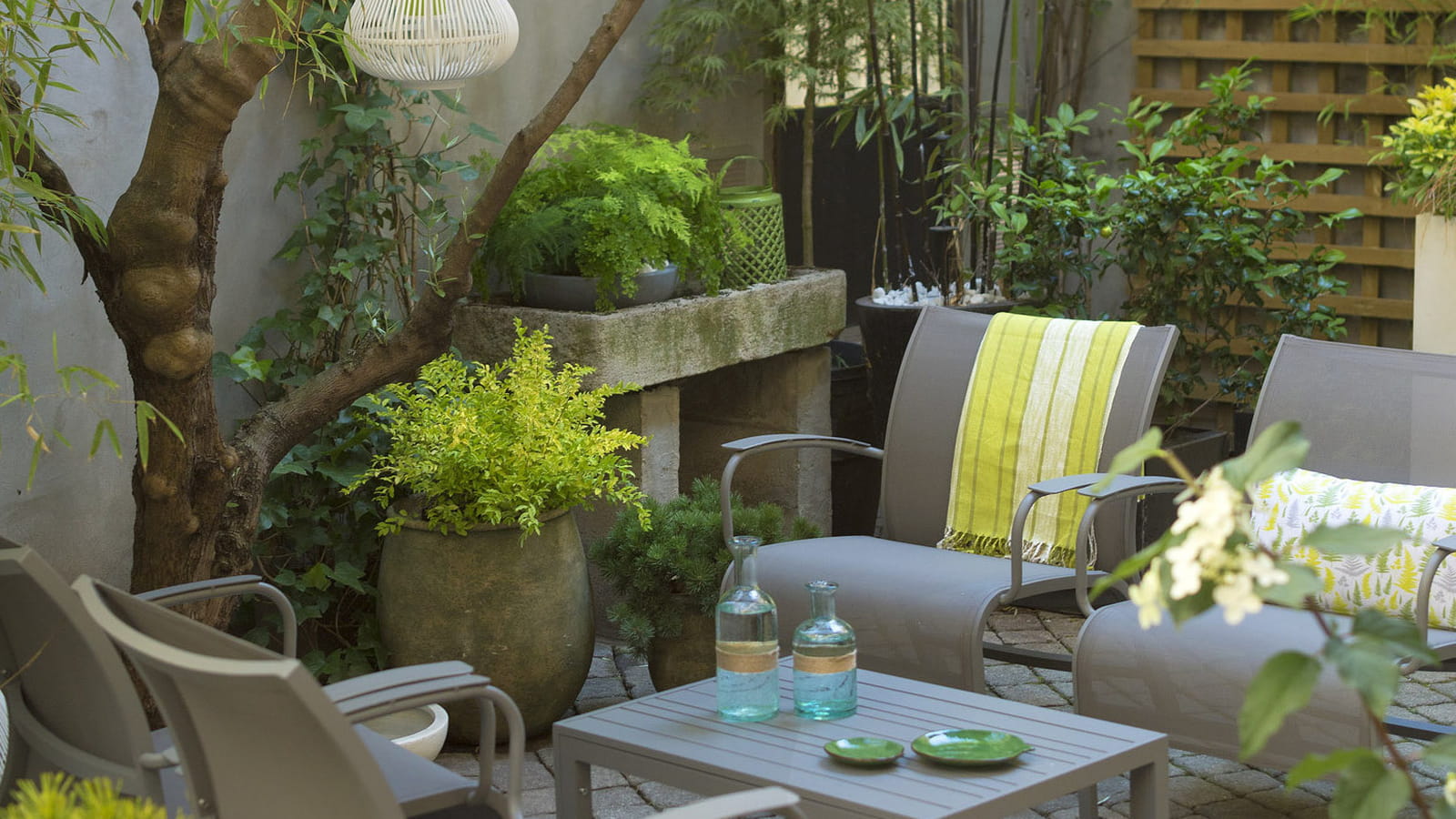 Touches de verdure