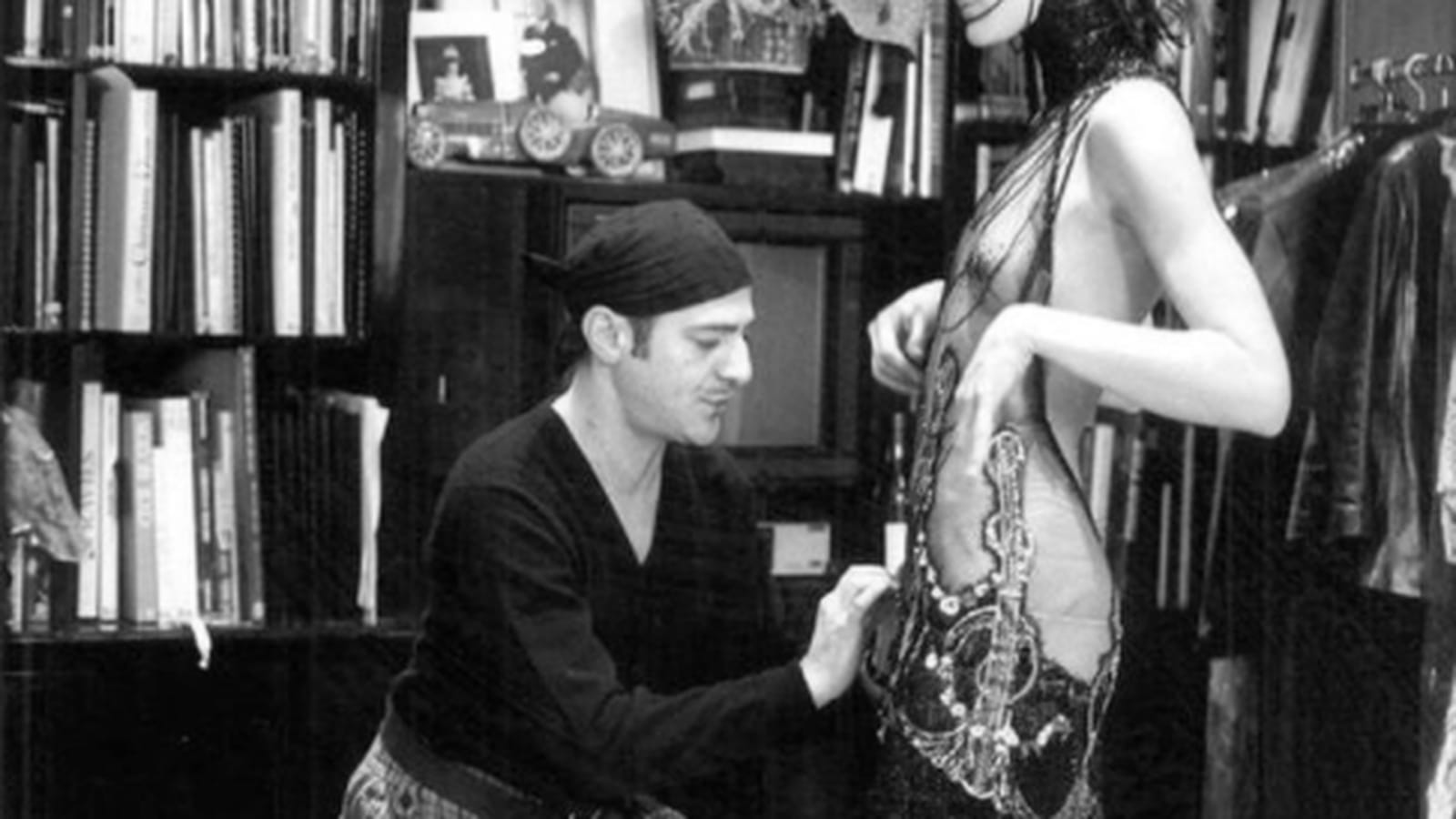 John Galliano et Carla Bruni
