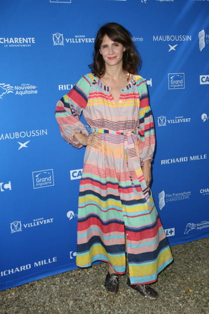 FLOP : Judith Chemla en maxi robe rayée