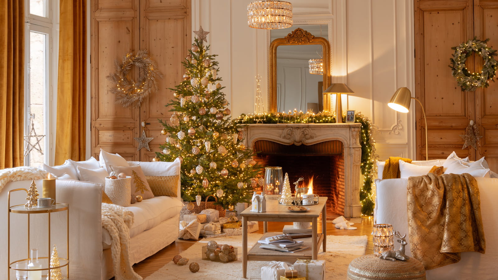 Noël réchauffé de doré 