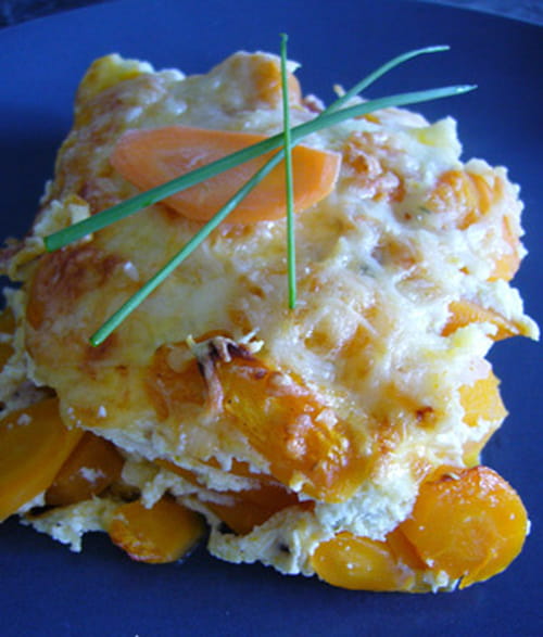 Gratin de carottes à la crème