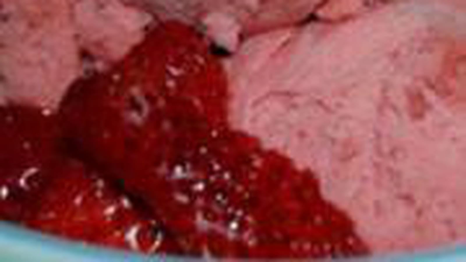 Glace à la fraise