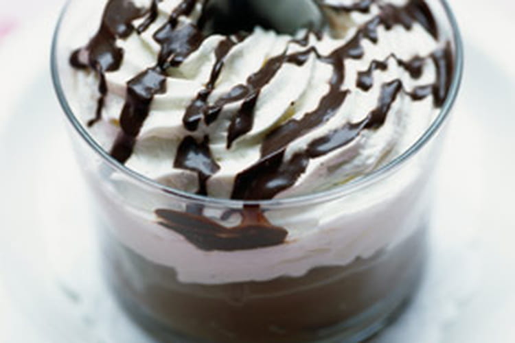 Recette de Crème Mont-Blanc au chocolat noir