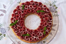 Tarte couronne aux framboises : Etape 3