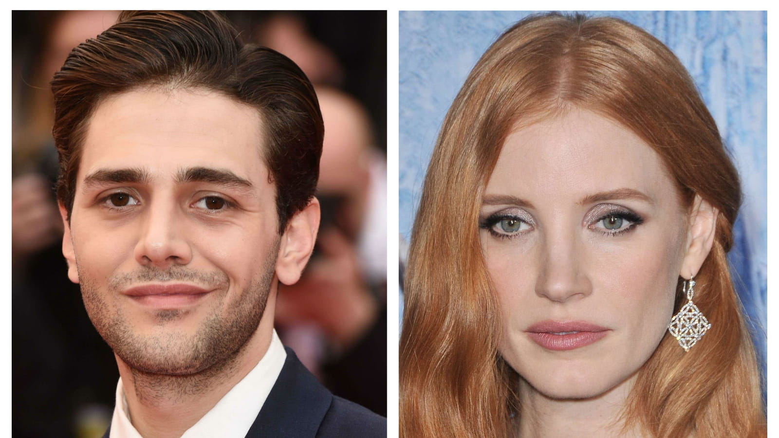Xavier Dolan et Jessica Chastain
