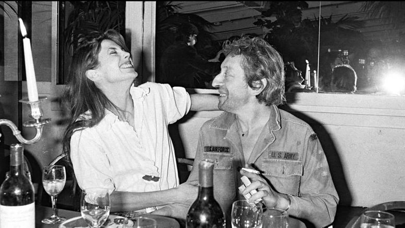 Jane Birkin et Serge Gainsbourg 