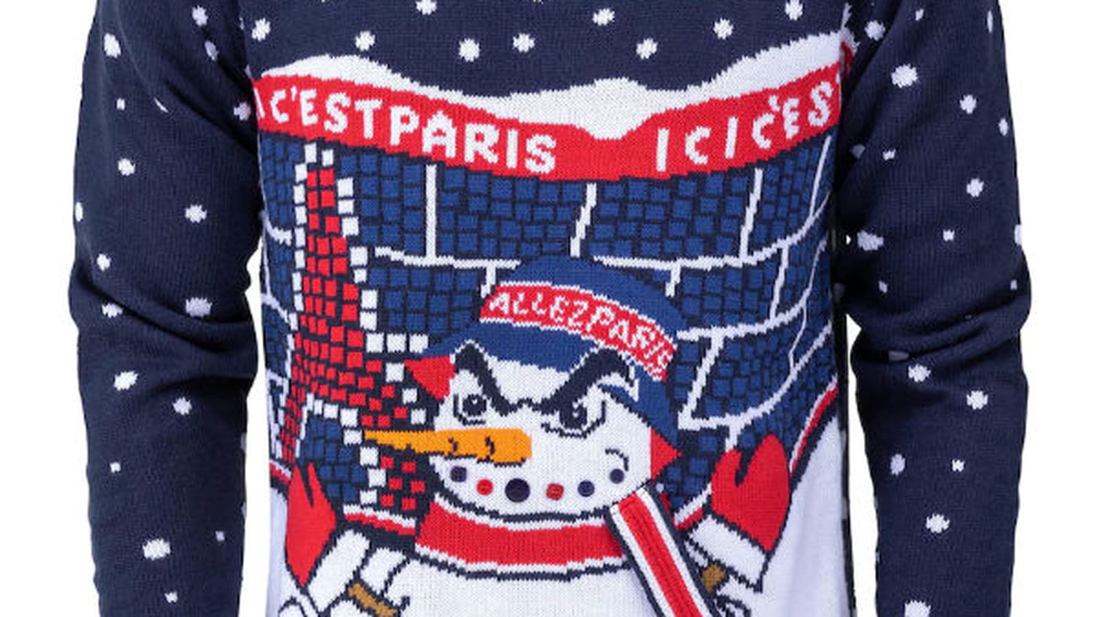 Pull de Noël PSG