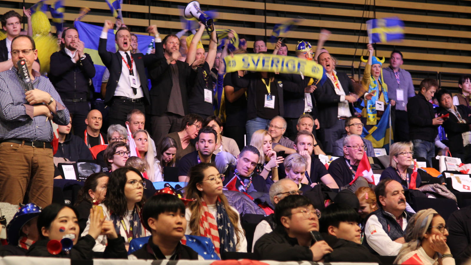 Les tribunes du Bocuse d'Or en fête