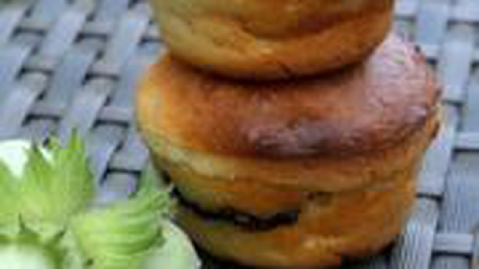 Muffins au gingembre, coeur fondant de Nutella