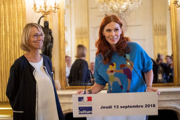 Audrey Fleurot, faite Chevalier des Arts et des Lettres