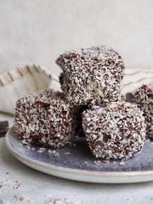 Lamingtons cake vanille, chocolat noix de coco : Etape 5