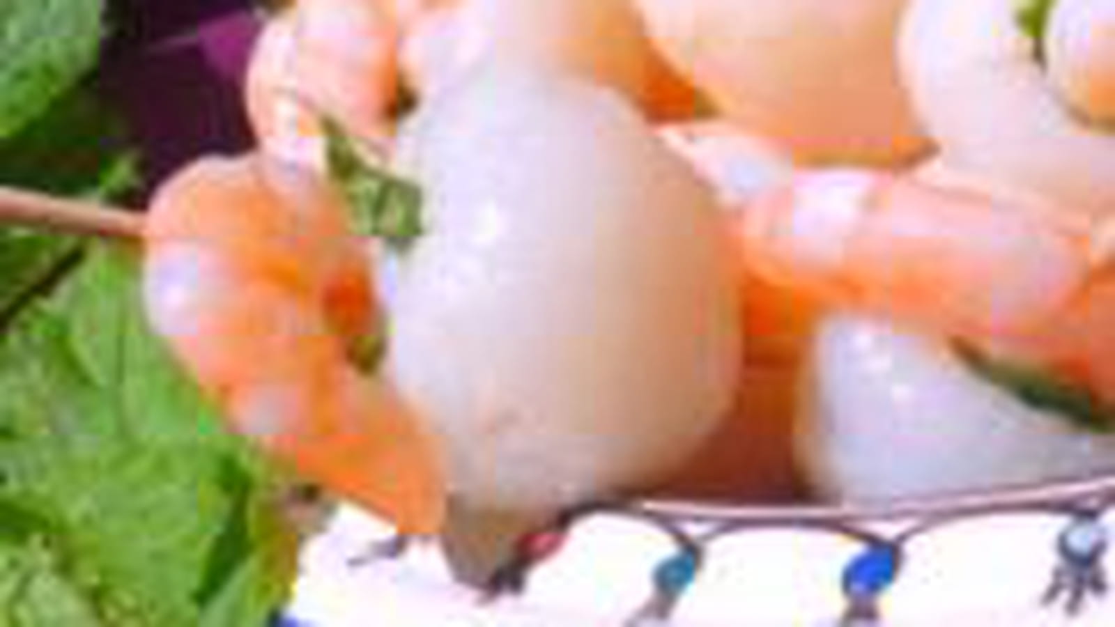 Amuse-bouches litchi-crevette