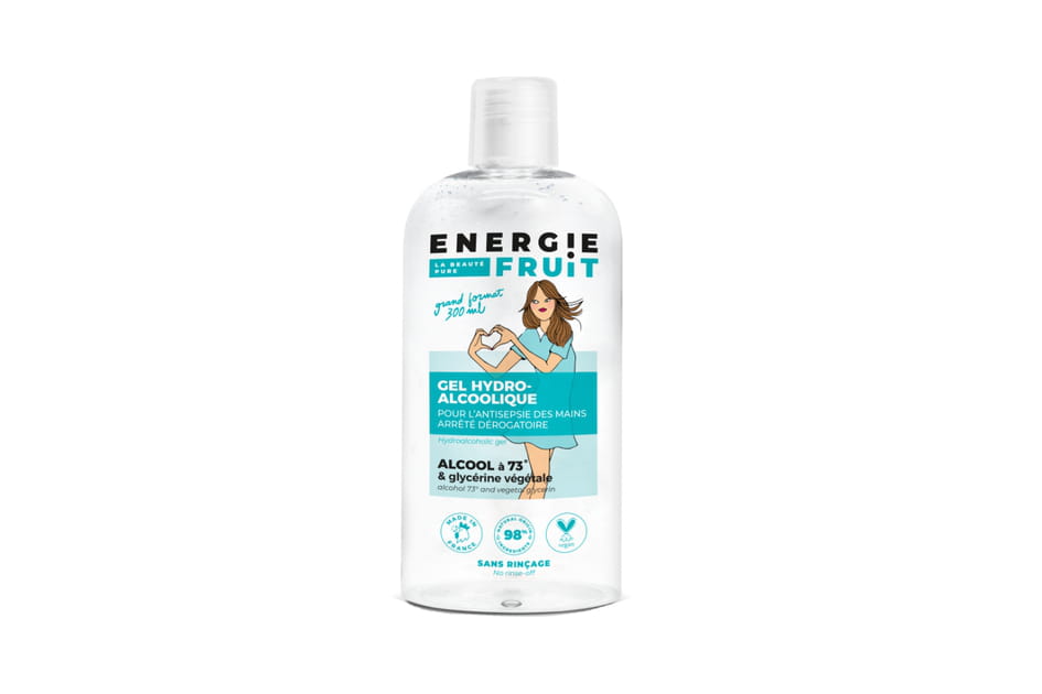 Gel hydroalcoolique Energie Fruit