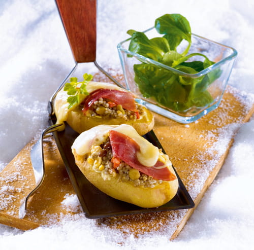 Pommes de terre farcies à la savoyarde