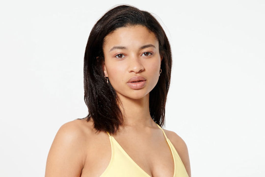 Maillot de bain une pièce jaune