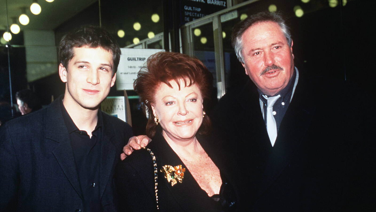 Avec Guillaume Canet et Régine (1996)