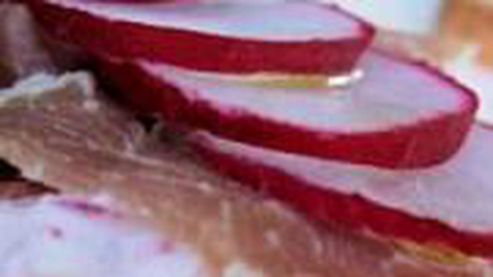 Tartine radis jambon sec