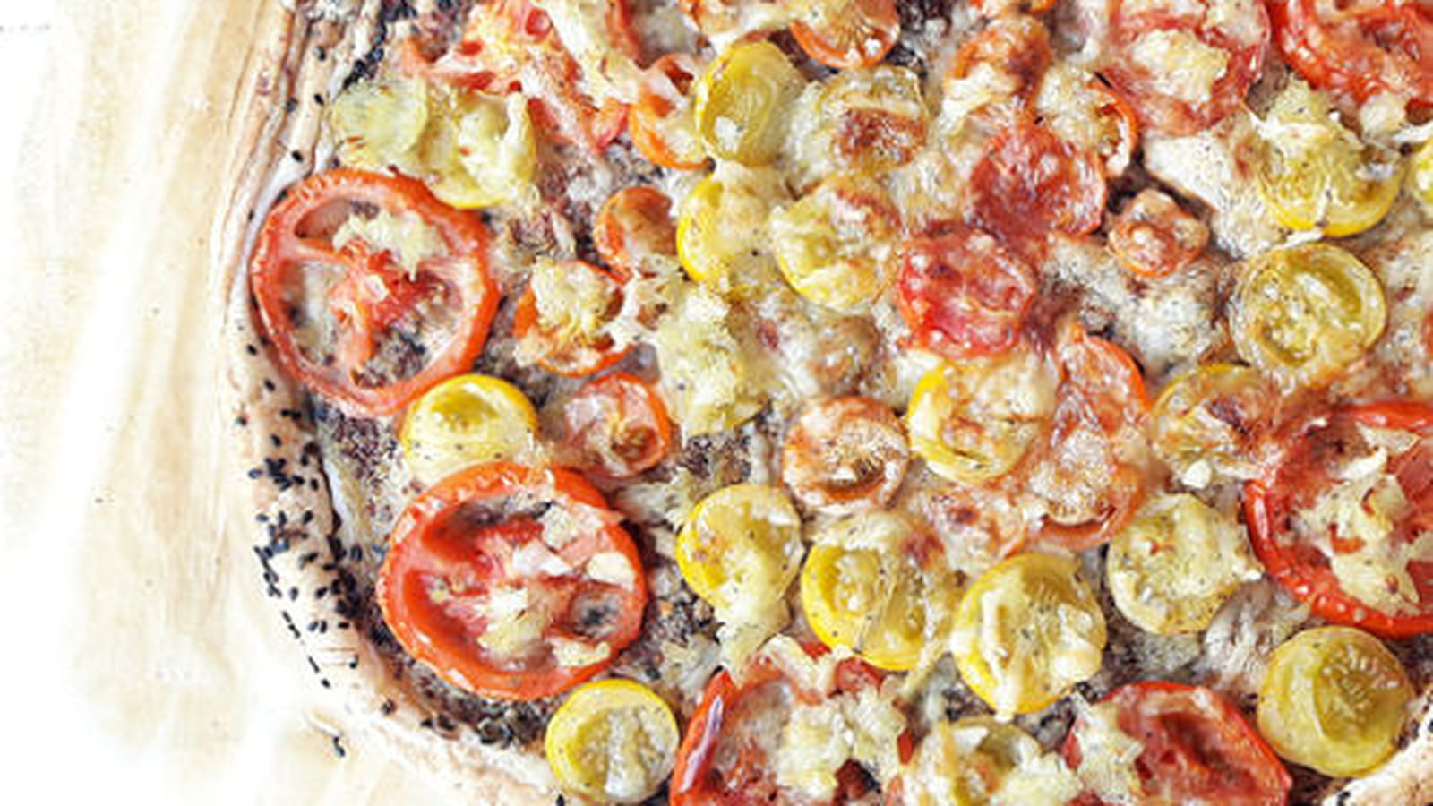 Tarte fine aux tomates