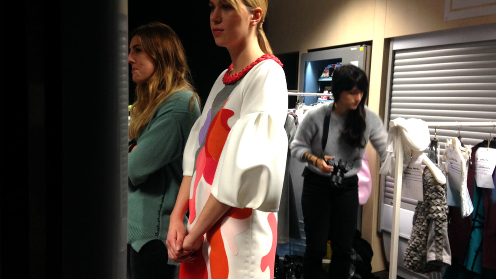 Les mannequins se concentrent