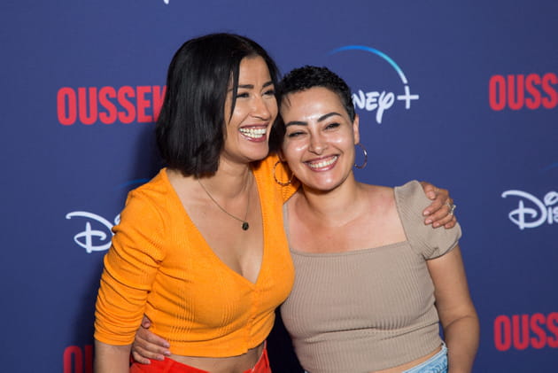 Karima et Hedia Charni, &agrave; l'avant-premi&egrave;re de "Oussekine" au Grand Rex, le 9&nbsp;mai