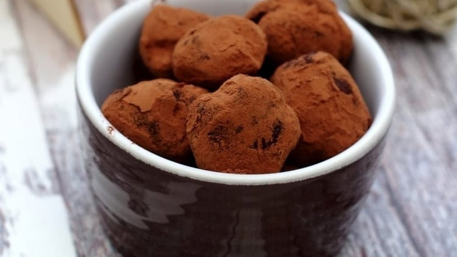 Truffes au chocolat et caramel