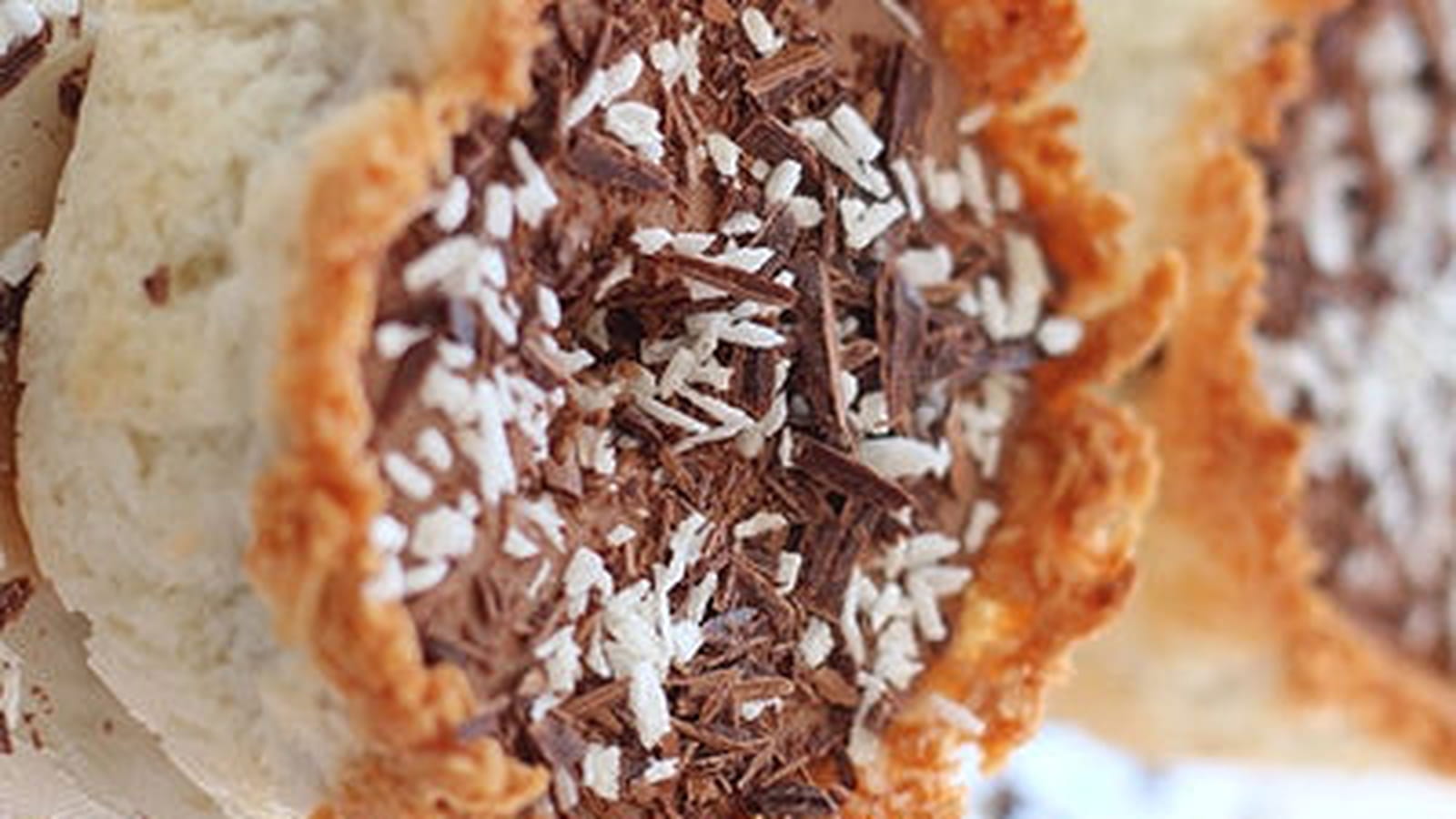 Bavarois chocolat coco