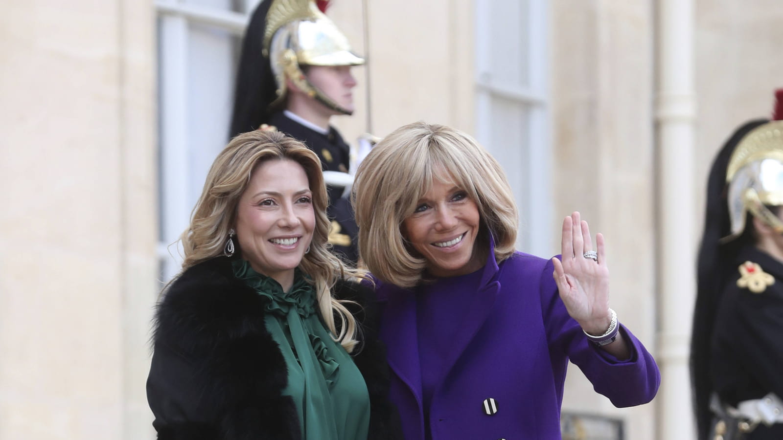 Fabiola Yanez et Brigitte Macron