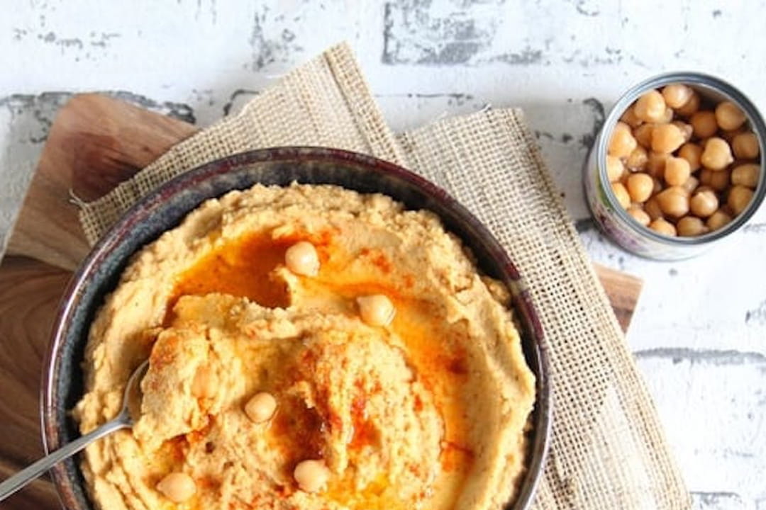 Houmous express au cumin et paprika