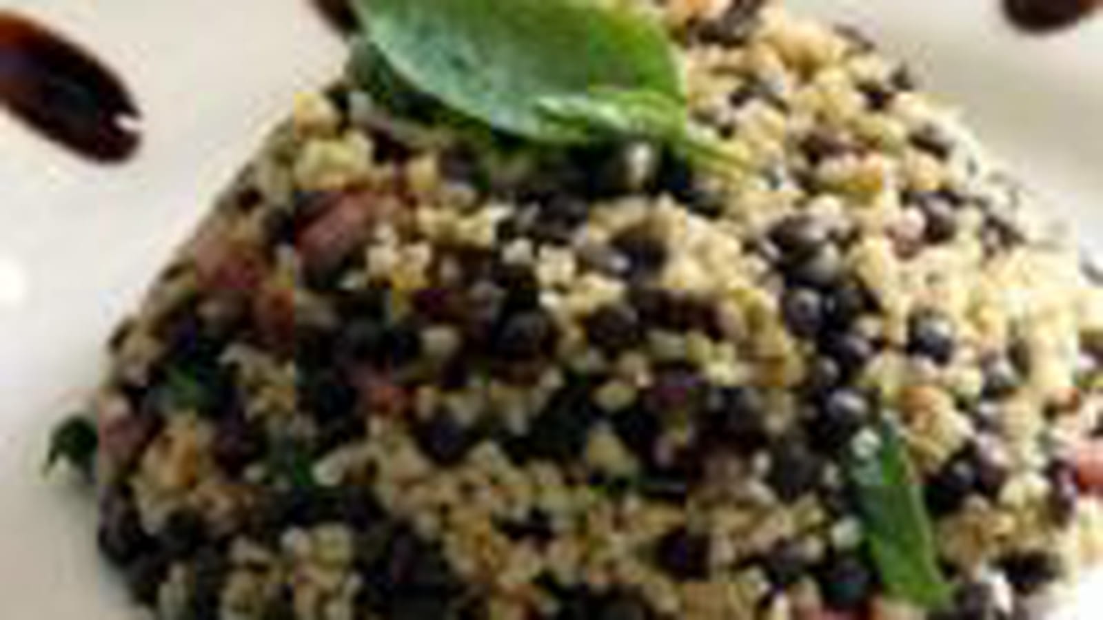 Salade de lentilles et boulgour