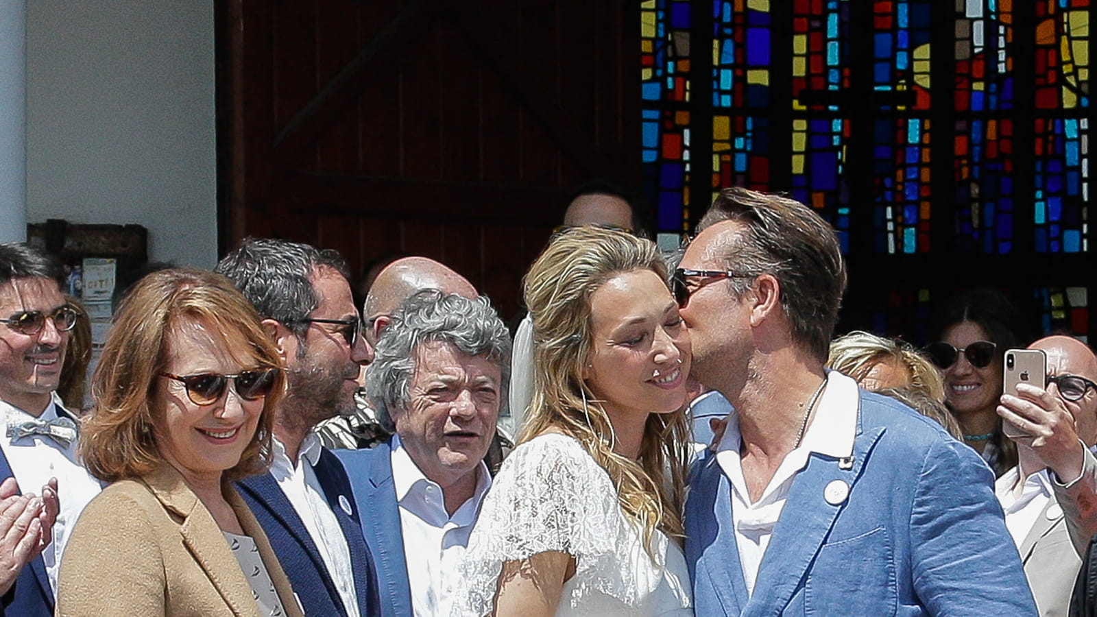 Laura Smet, David Hallyday et Nathalie Baye