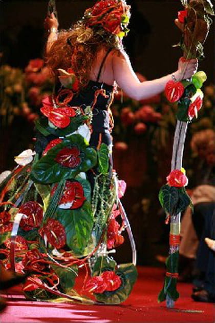 La déesse de la mode florale