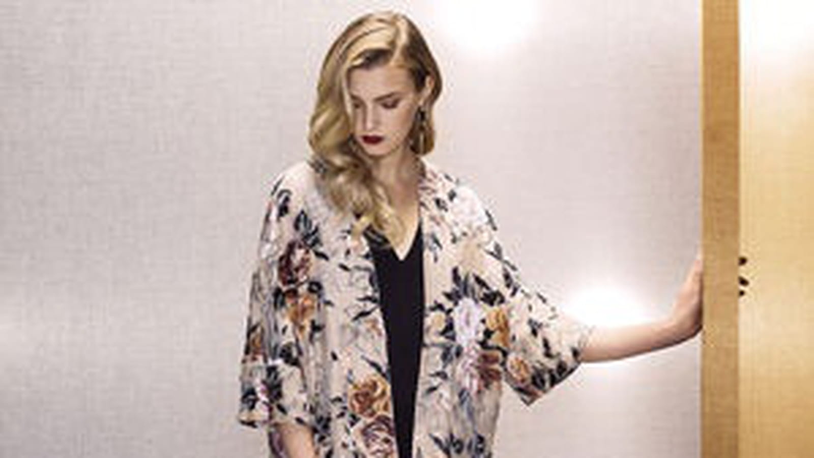 Veste kimono de Massimo Dutti