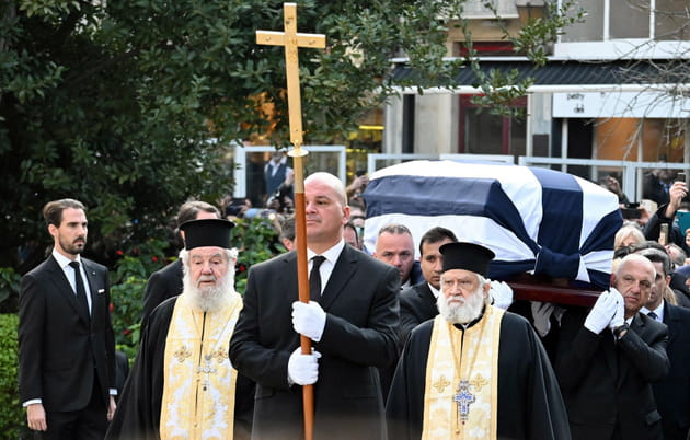 Obsèques de Constantin II de Grèce en l'église Metropolis à Athènes