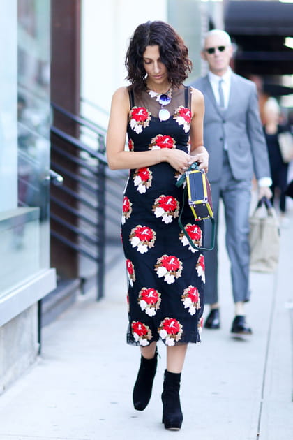 Street style &agrave; New York : l'imprim&eacute; XXL