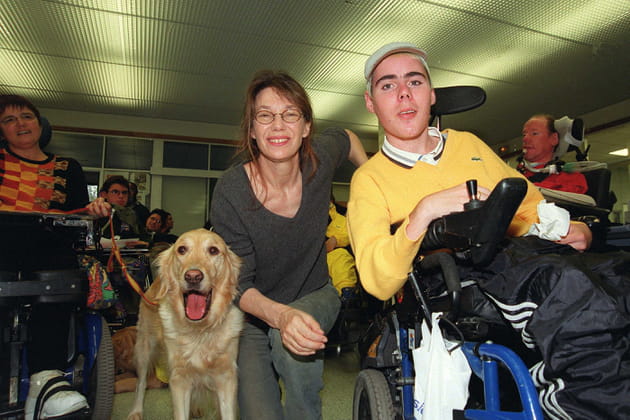 Marraine du T&eacute;l&eacute;thon en 2001