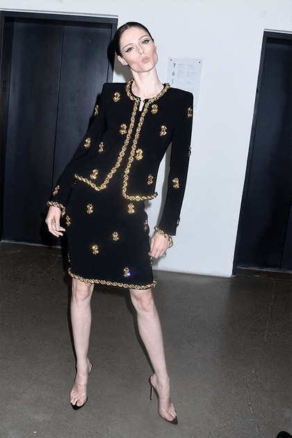 Coco Rocha au d&eacute;fil&eacute; Jeremy Scott