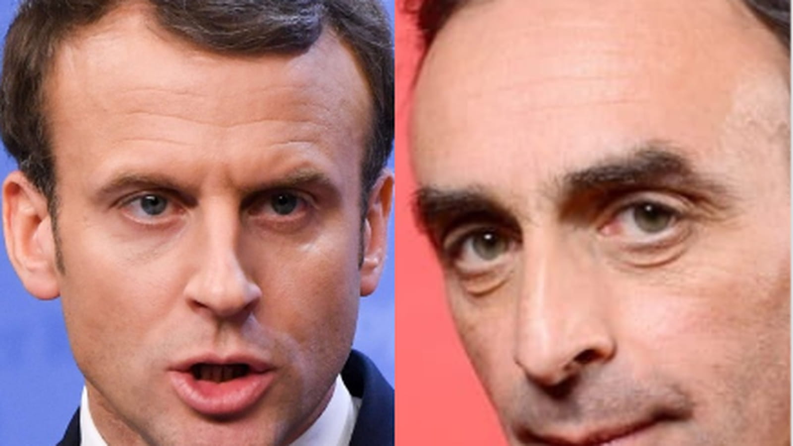 Emmanuel Macron et Eric Zemmour