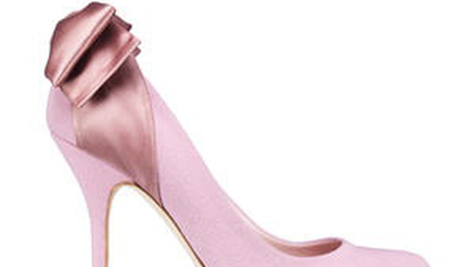 Escarpins en crêpe de Chine et noeud de satin de Dior