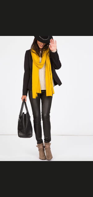 Pantalon en cuir, Comptoir des Cotonniers