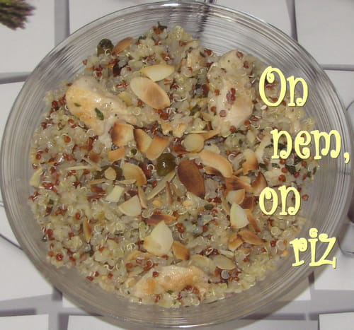 Salade de quinoa au poulet