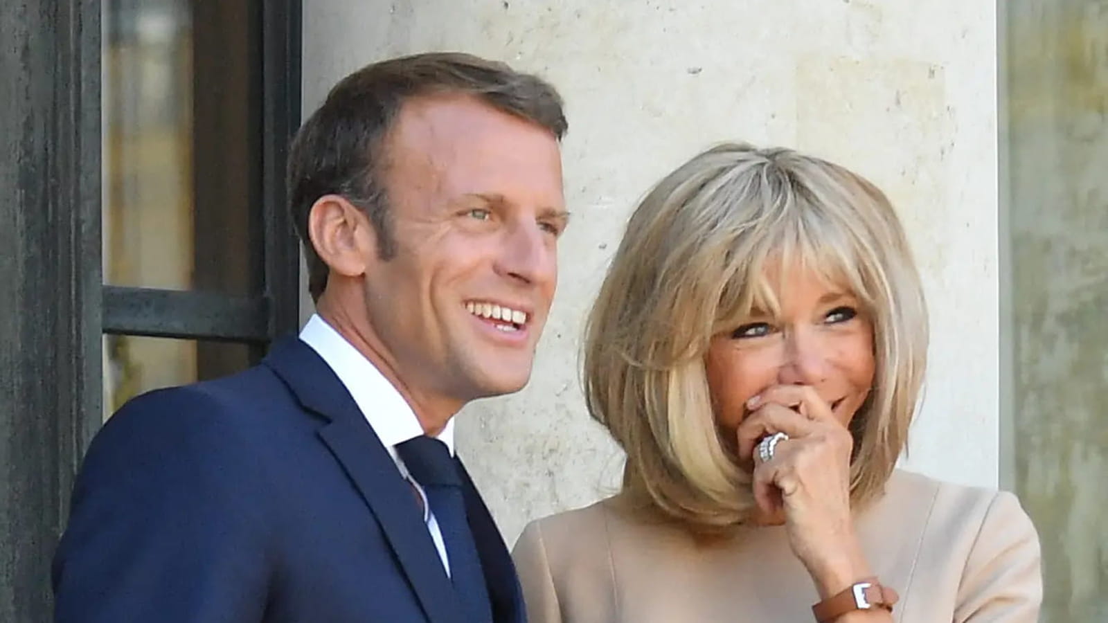 Emmanuel et Brigitte Macron