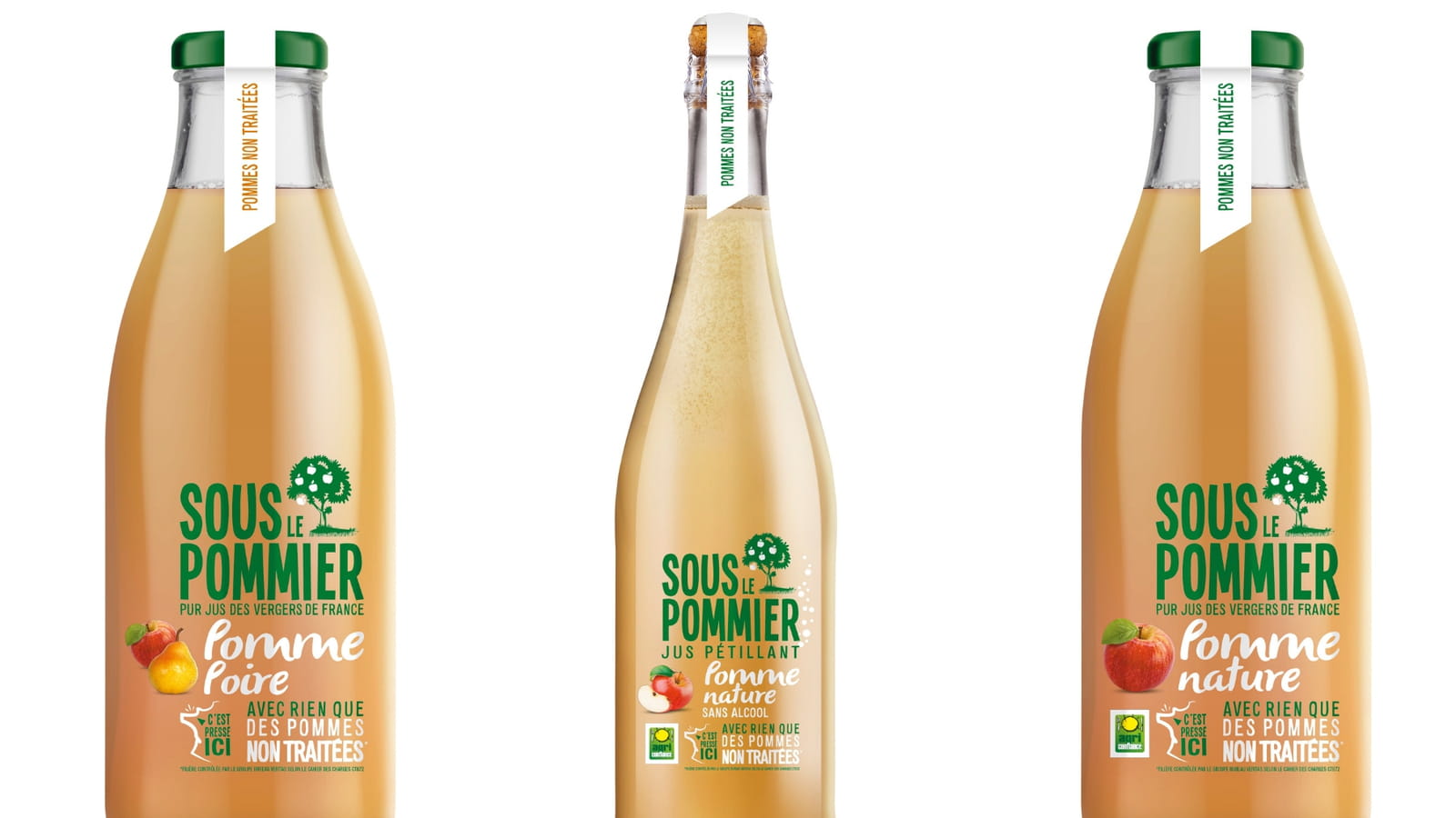 Les nouveaux jus de Sous le Pommier