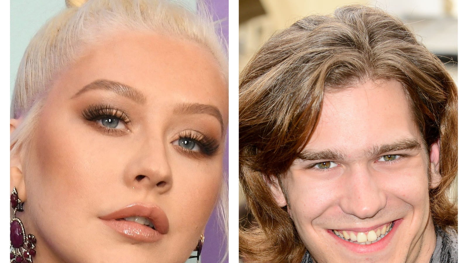 Christina Aguilera et Amaury Vassili