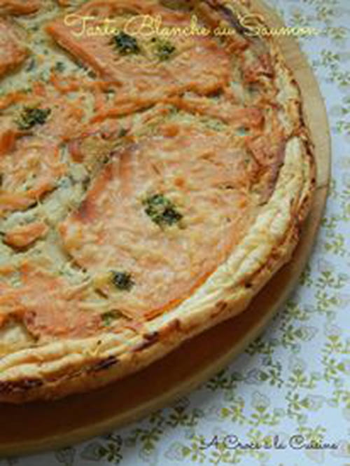 Tarte blanche au saumon