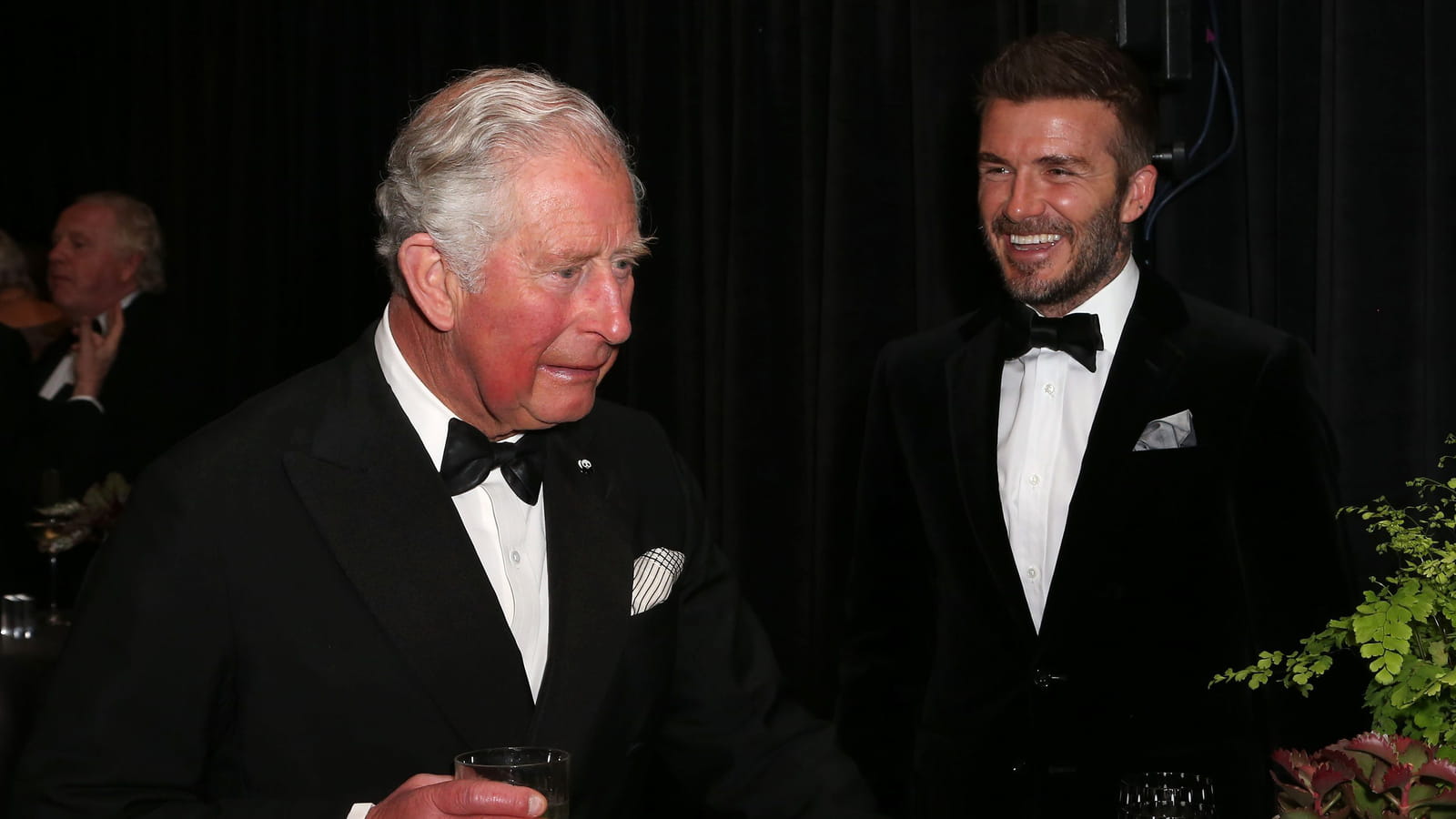 David Beckham et le prince Charles