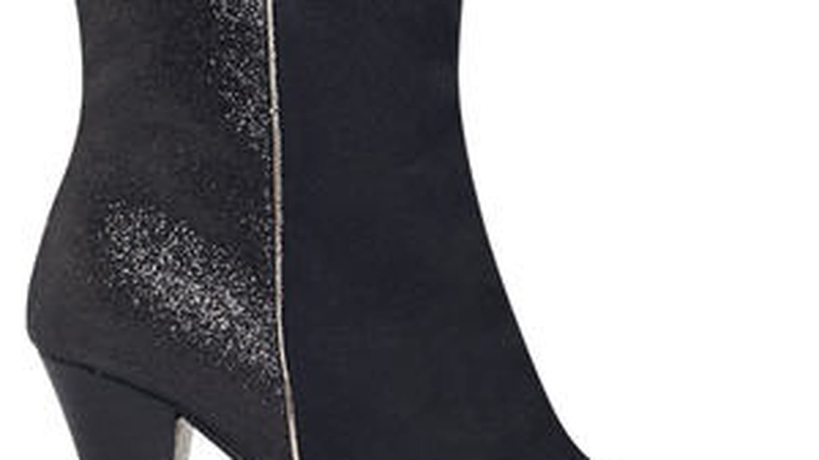 Boots noires bi-matières de Gémo